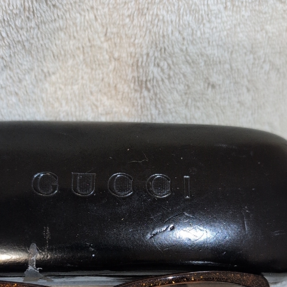 Gucci Women's Sparkling Brown Glasses - Picture 2 of 12